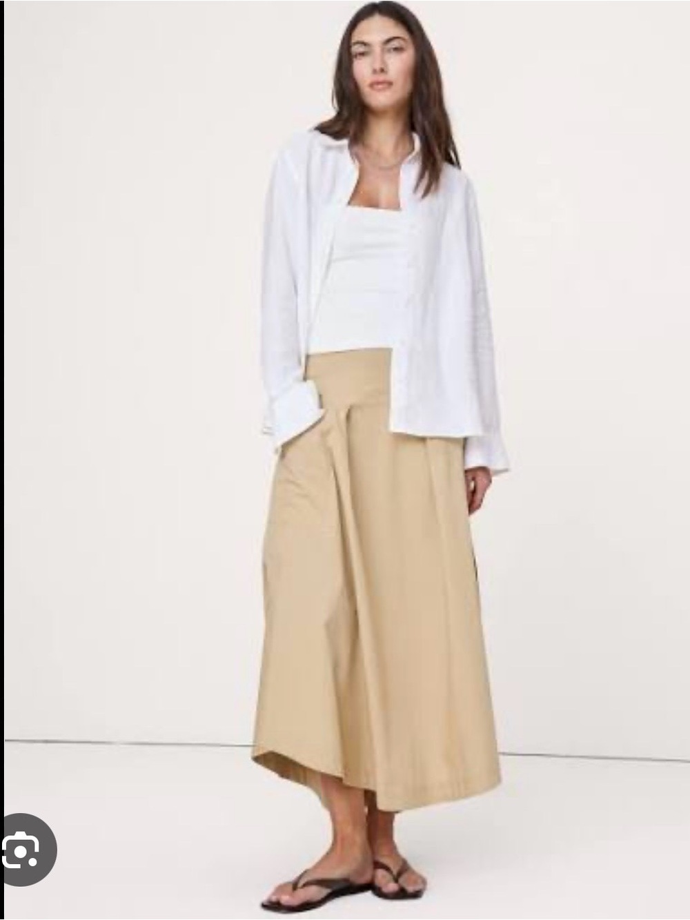 EUC Banana Republic Women’s Non-Iron Fitted White Shirt Size 14 Preppy Work